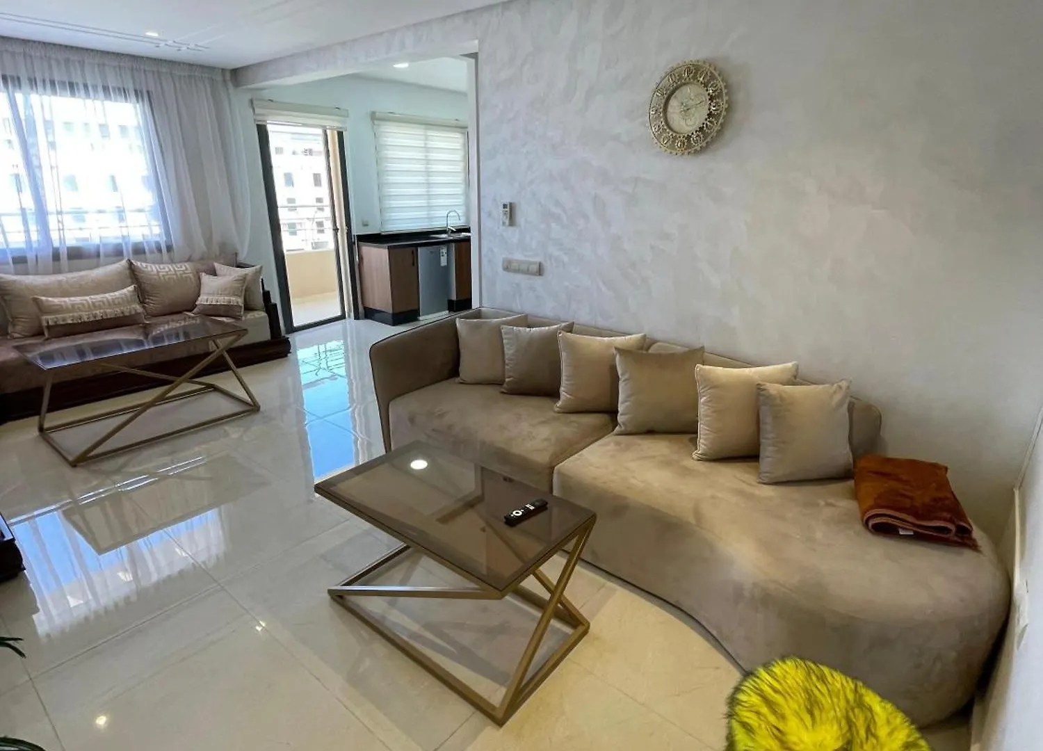 公寓 Appartement Confortable Avec Piscine Interieur 马拉喀什